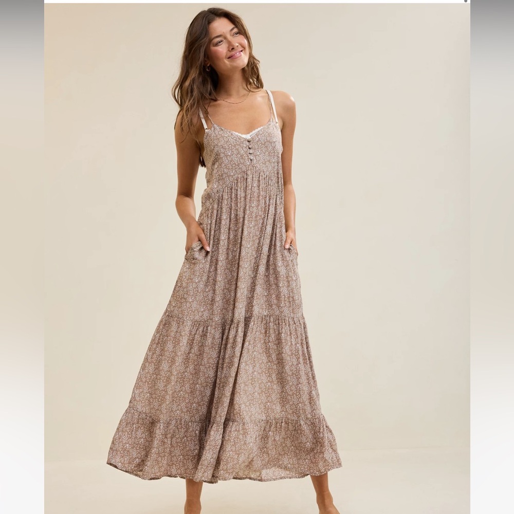 Aerie Printed Maxi Dress NWT!! Size small